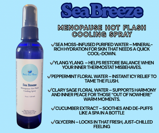 Sea Breeze-Menopause Hot Flash Cooling Spray
